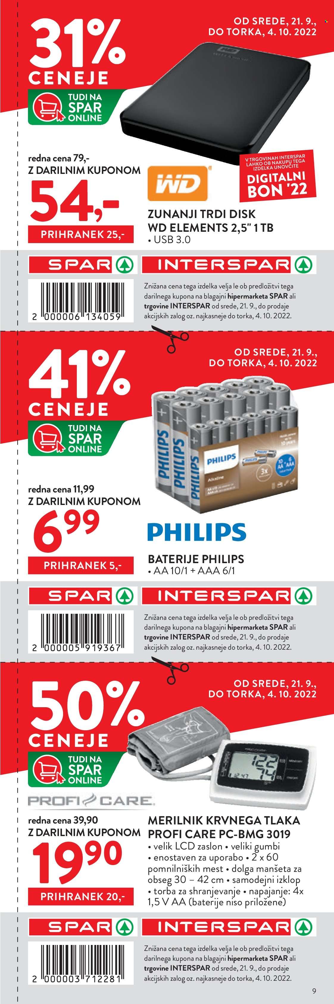 SPAR katalog - 21.9.2022 - 4.10.2022. Stran 9