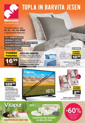 Mercator katalog - 21.09.2022 - 10.10.2022.