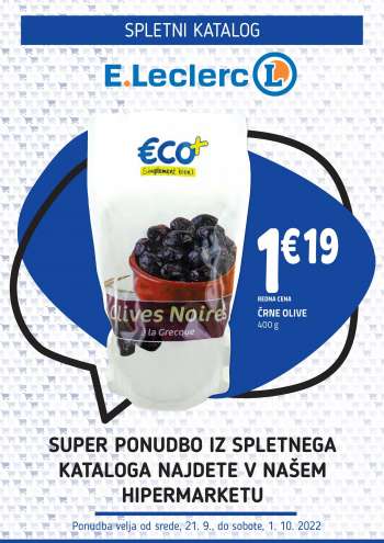 E.Leclerc katalog - 21.09.2022 - 01.10.2022.