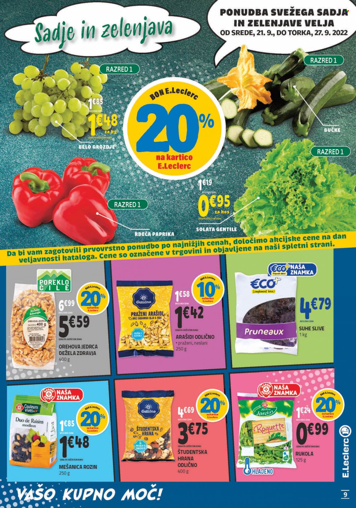 E.Leclerc katalog - 21.9.2022 - 1.10.2022. Stran 9