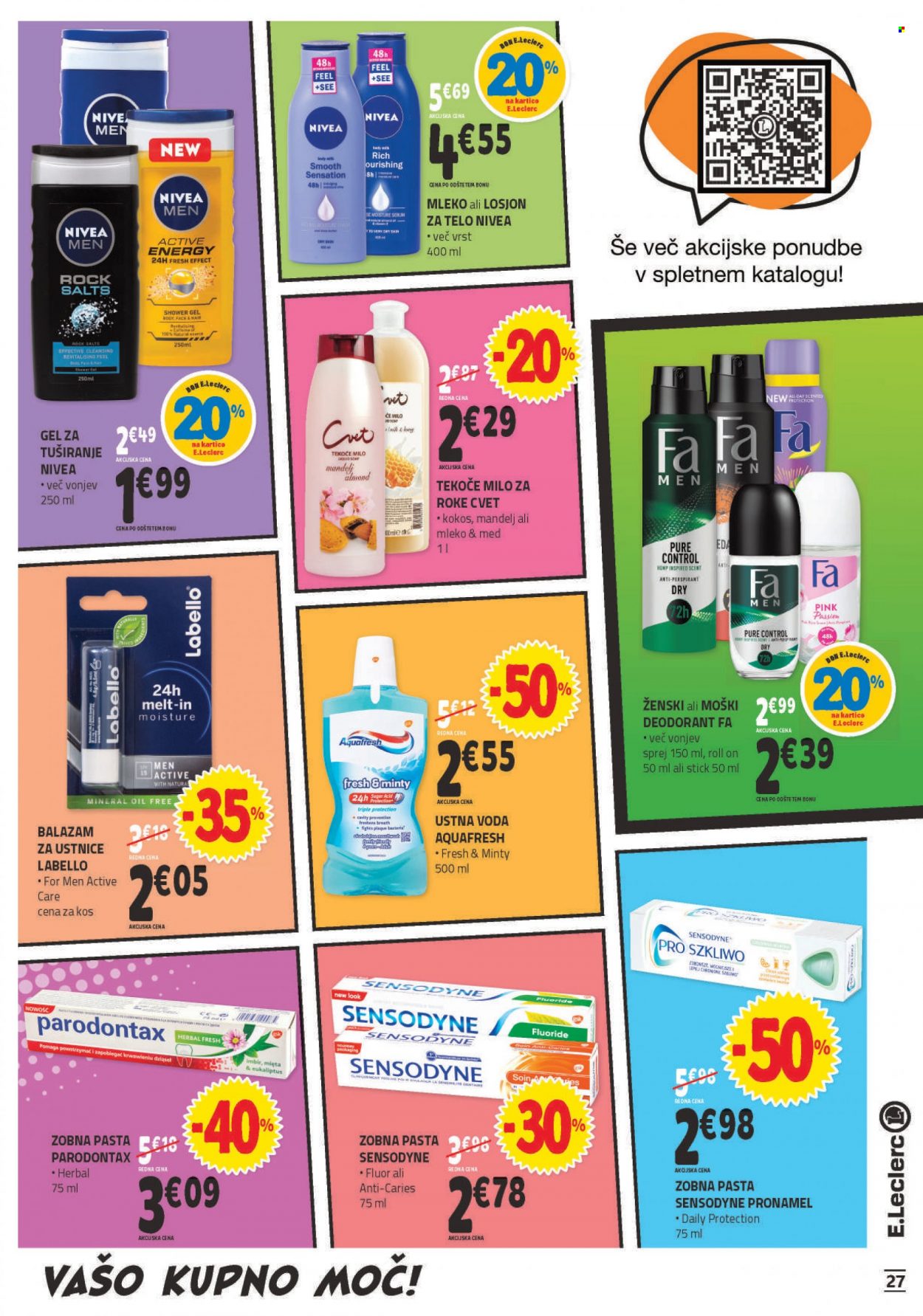 E.Leclerc katalog - 21.9.2022 - 1.10.2022. Stran 27