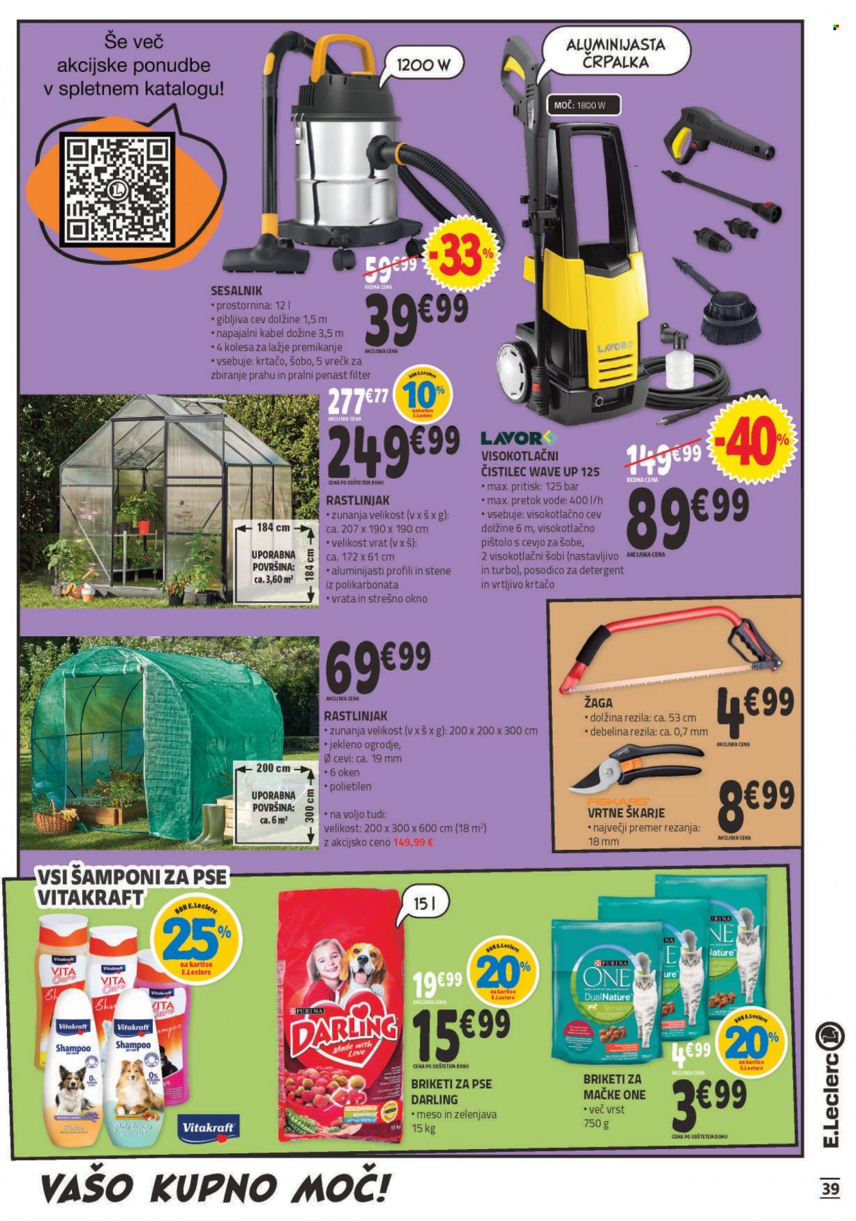 E.Leclerc katalog - 21.9.2022 - 1.10.2022. Stran 39