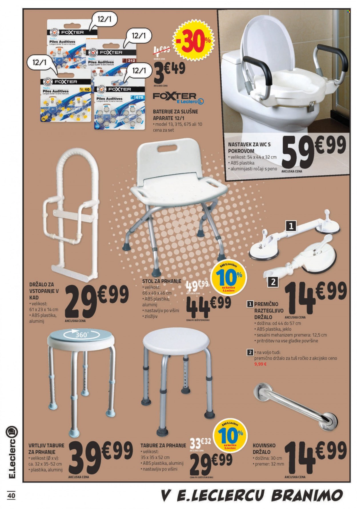 E.Leclerc katalog - 21.9.2022 - 1.10.2022. Stran 40