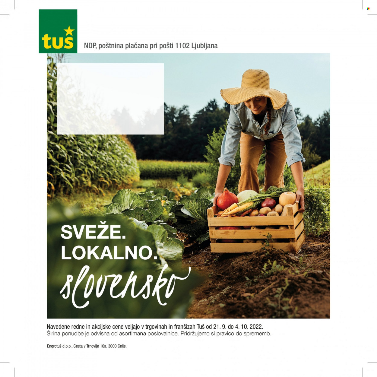 Tuš katalog - 21.9.2022 - 4.10.2022. Stran 1