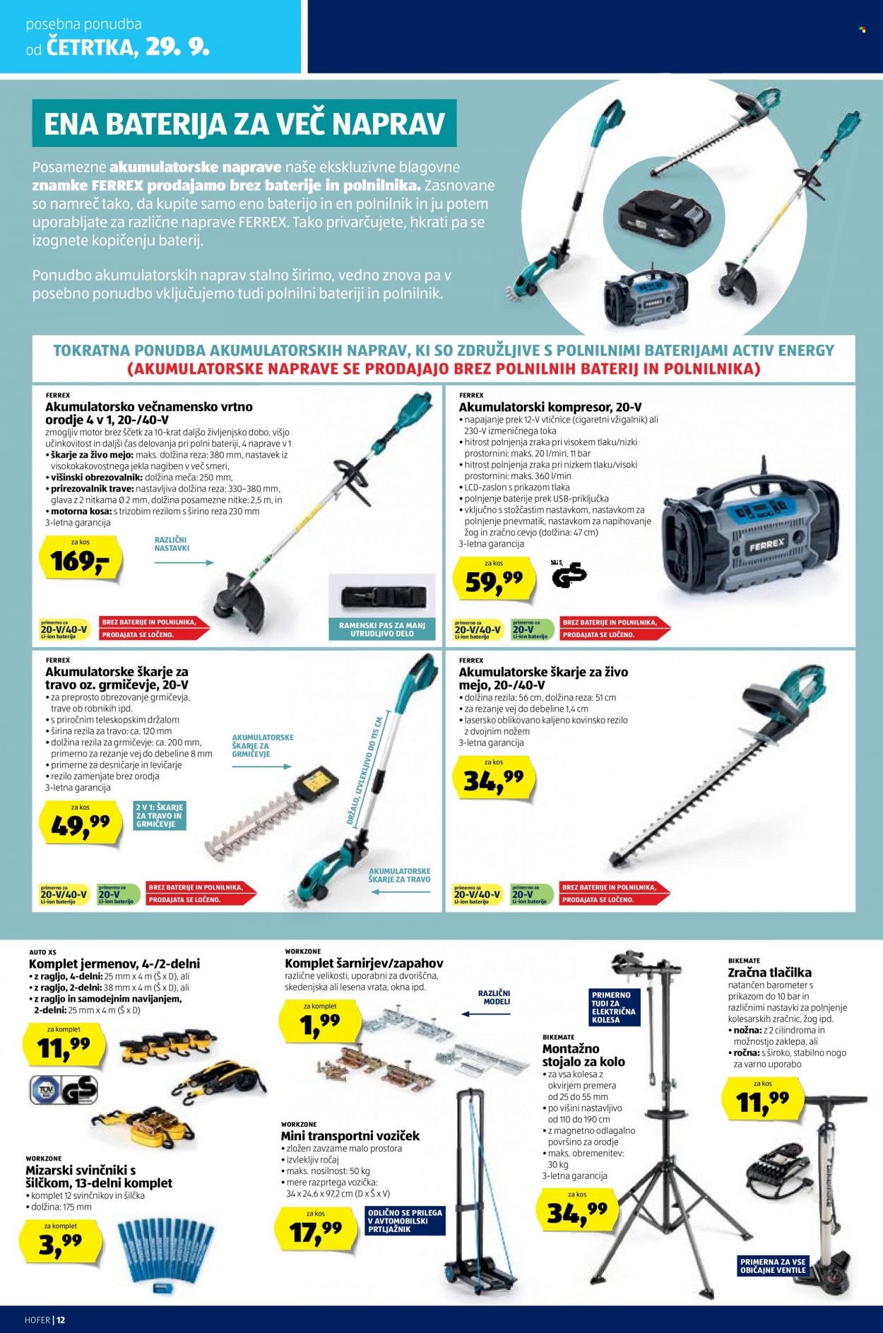 Hofer katalog - 23.9.2022 - 1.10.2022. Stran 12