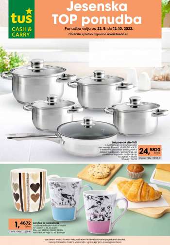 Tuš katalog - 22.09.2022 - 12.10.2022.
