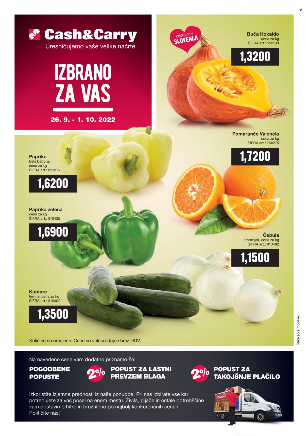 Mercator Cash & Carry katalog - 26.9.2022 - 1.10.2022. Stran 1