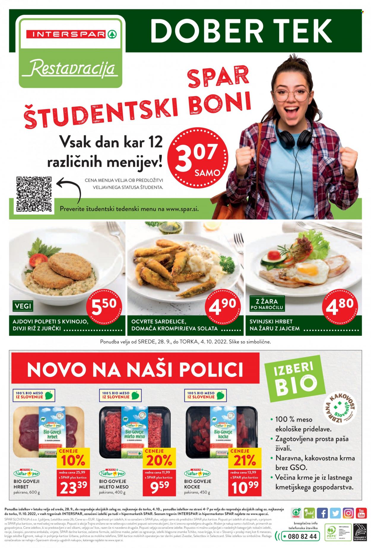 INTERSPAR katalog - 28.9.2022 - 11.10.2022. Stran 8