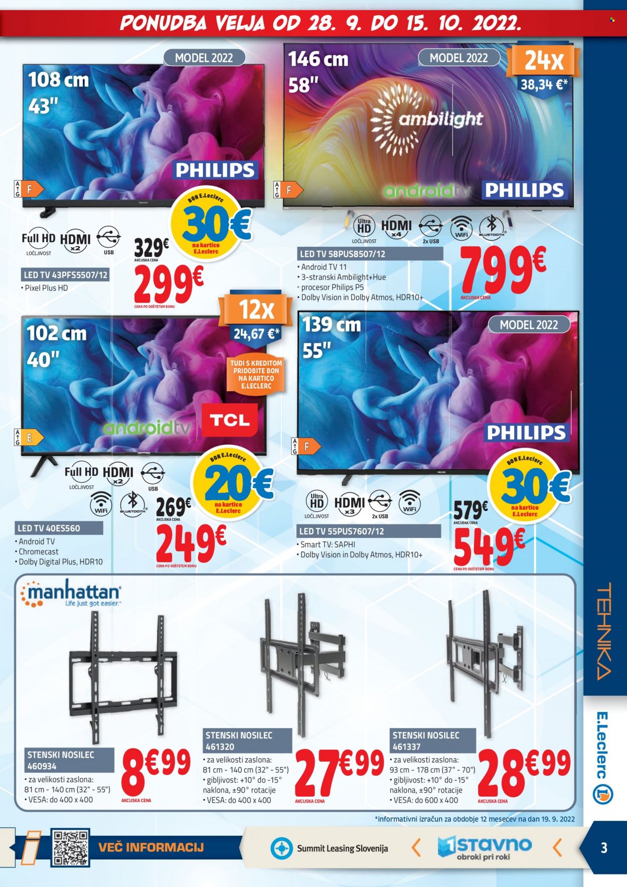 E.Leclerc katalog - 28.9.2022 - 15.10.2022. Stran 3