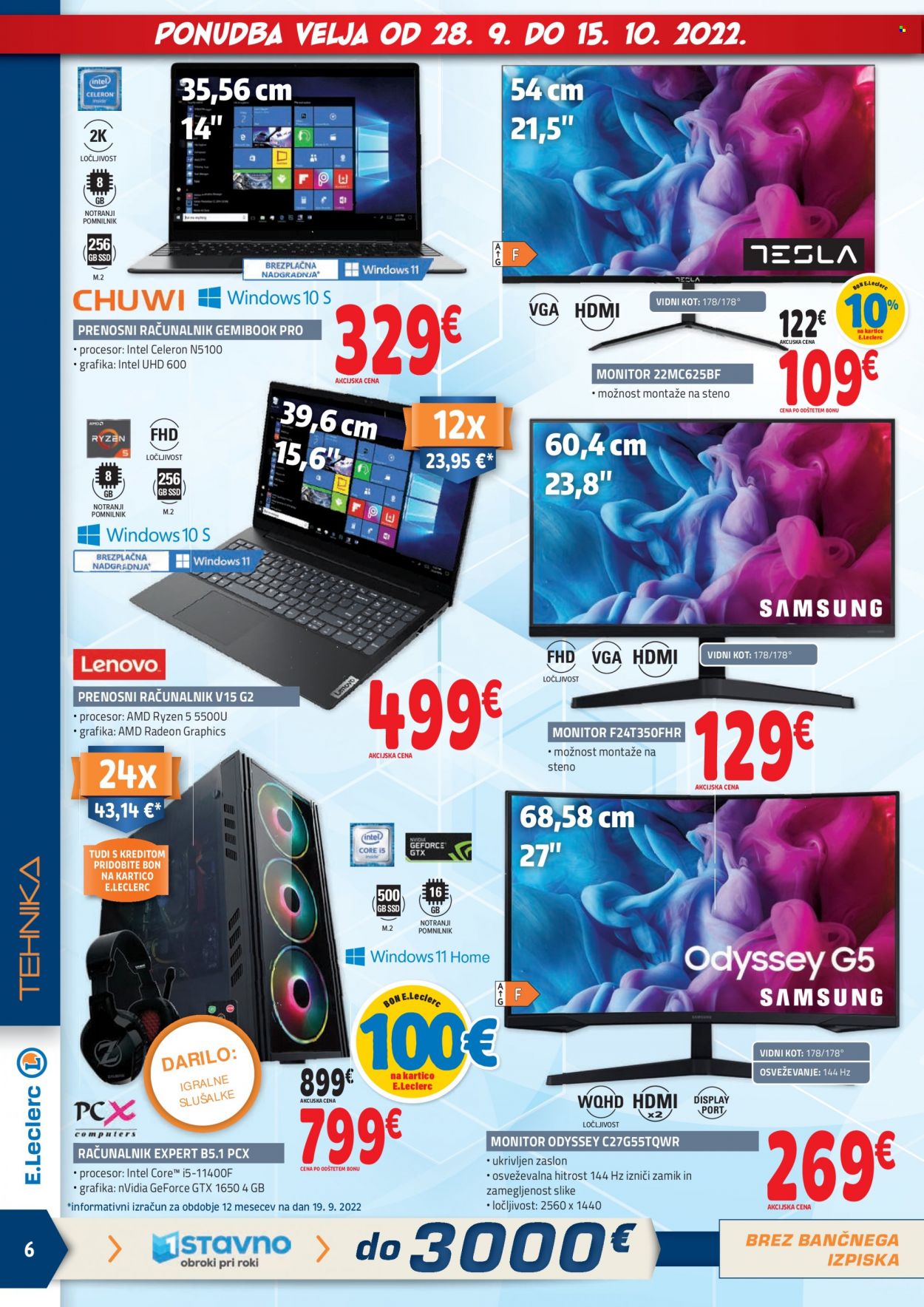 E.Leclerc katalog - 28.9.2022 - 15.10.2022. Stran 6
