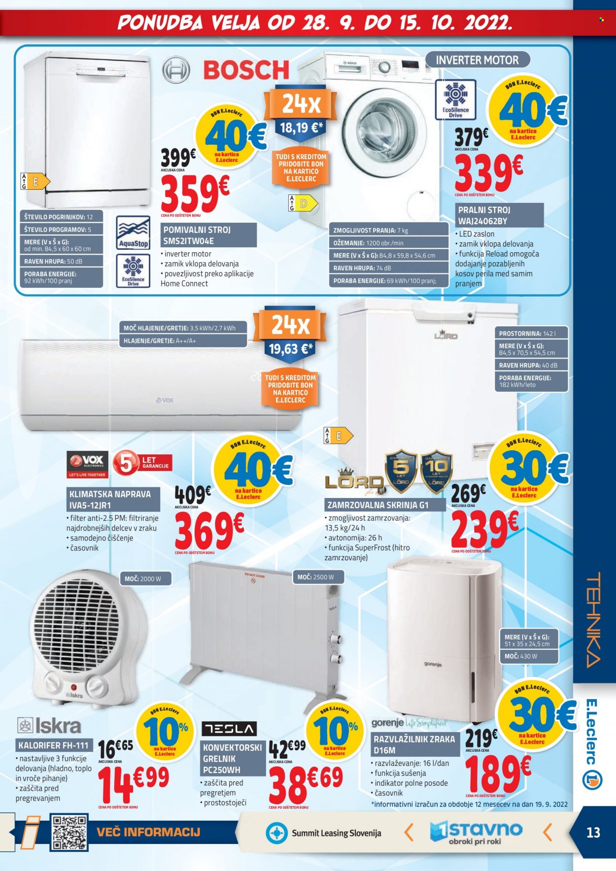 E.Leclerc katalog - 28.9.2022 - 15.10.2022. Stran 13
