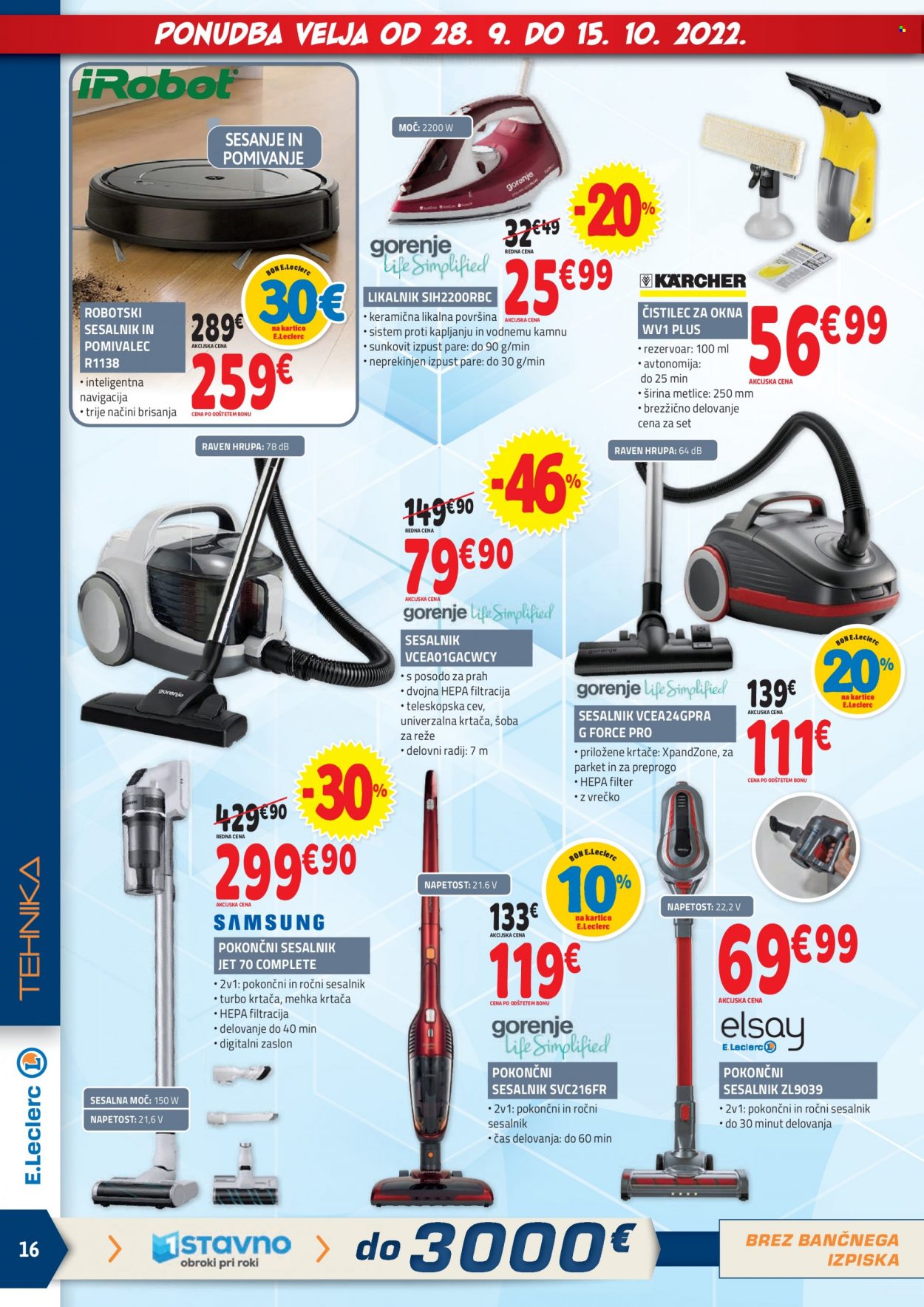 E.Leclerc katalog - 28.9.2022 - 15.10.2022. Stran 16