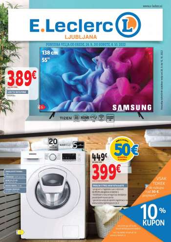 E.Leclerc katalog - 28.09.2022 - 08.10.2022.