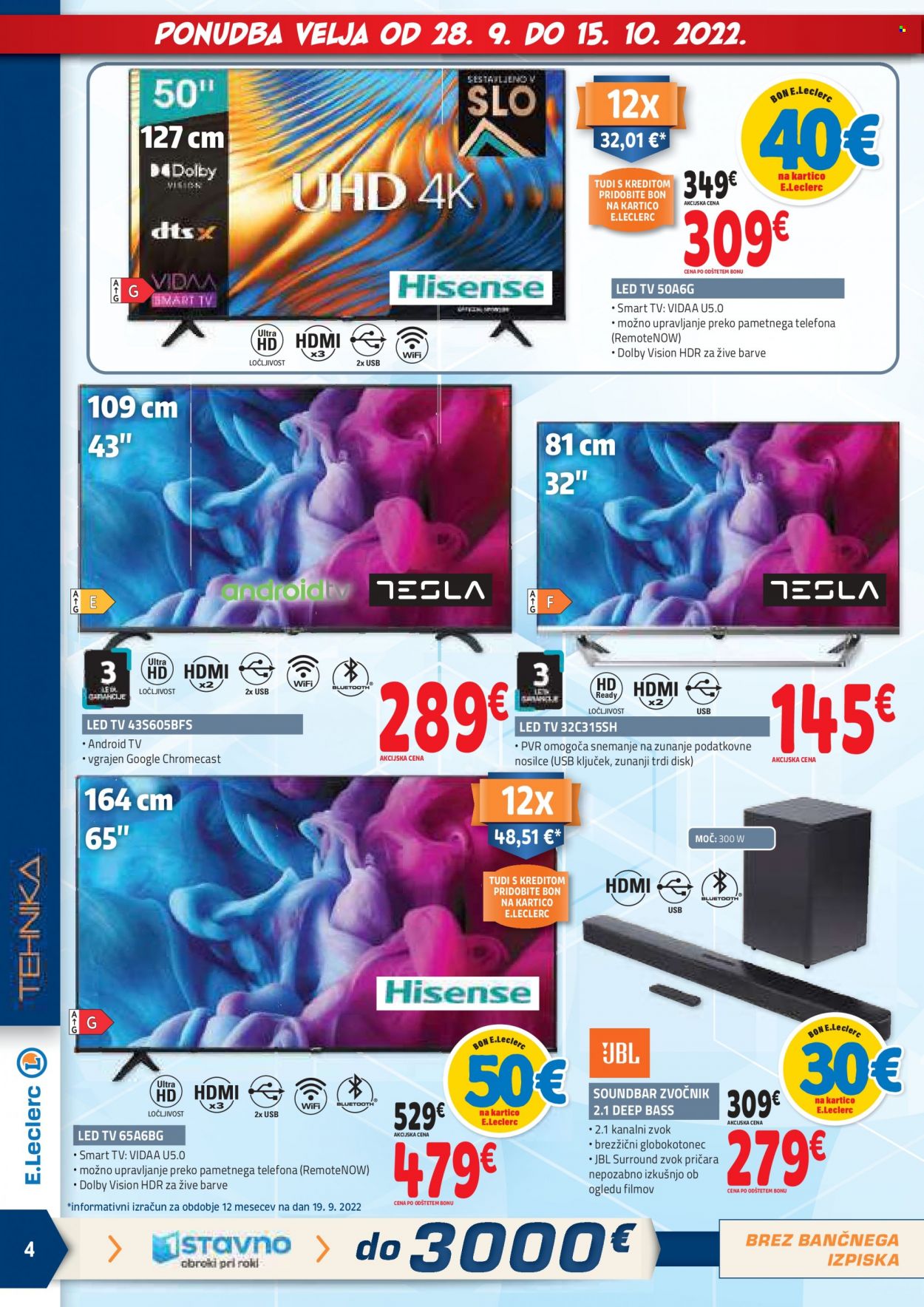 E.Leclerc katalog - 28.9.2022 - 8.10.2022. Stran 4