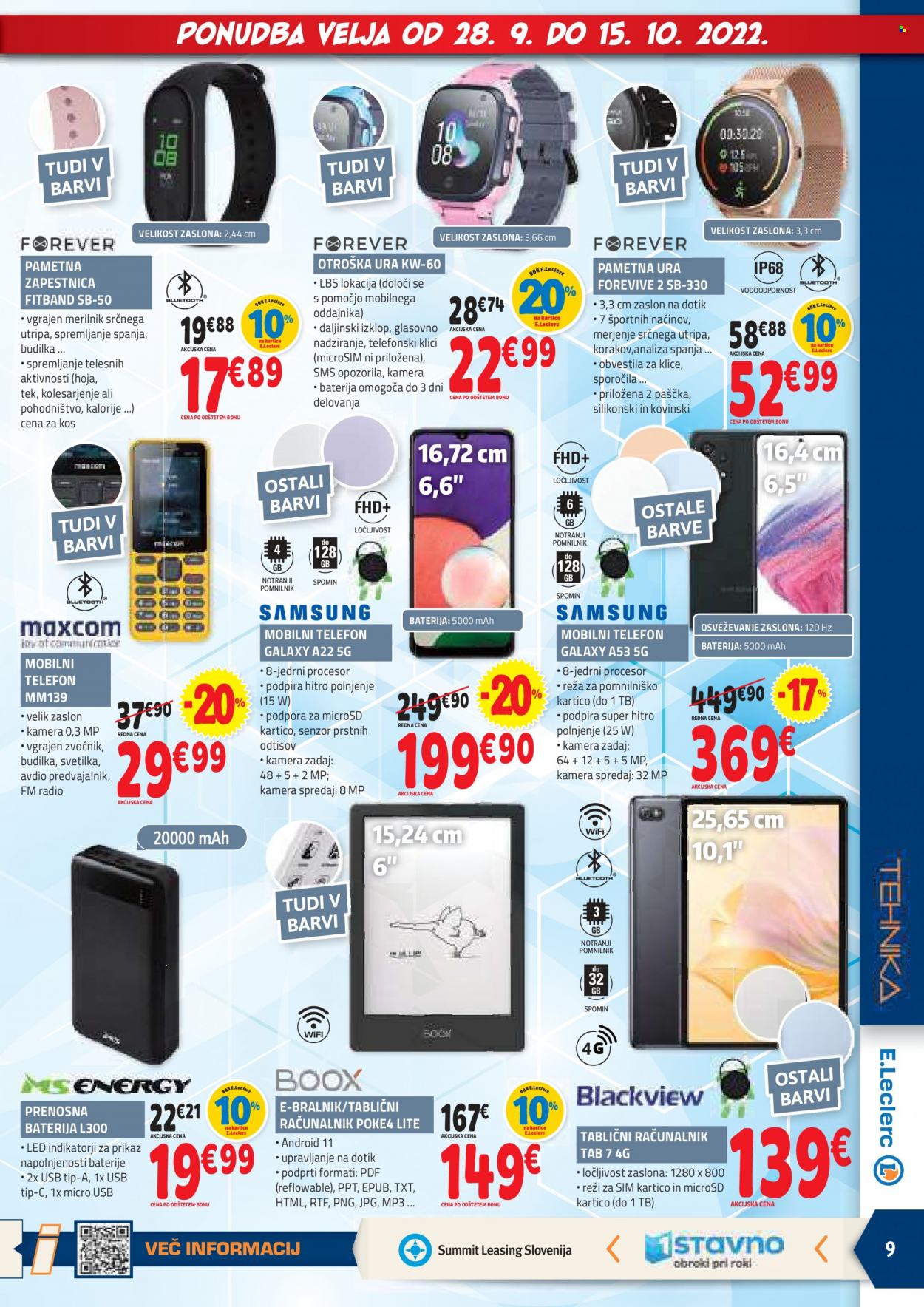 E.Leclerc katalog - 28.9.2022 - 8.10.2022. Stran 9