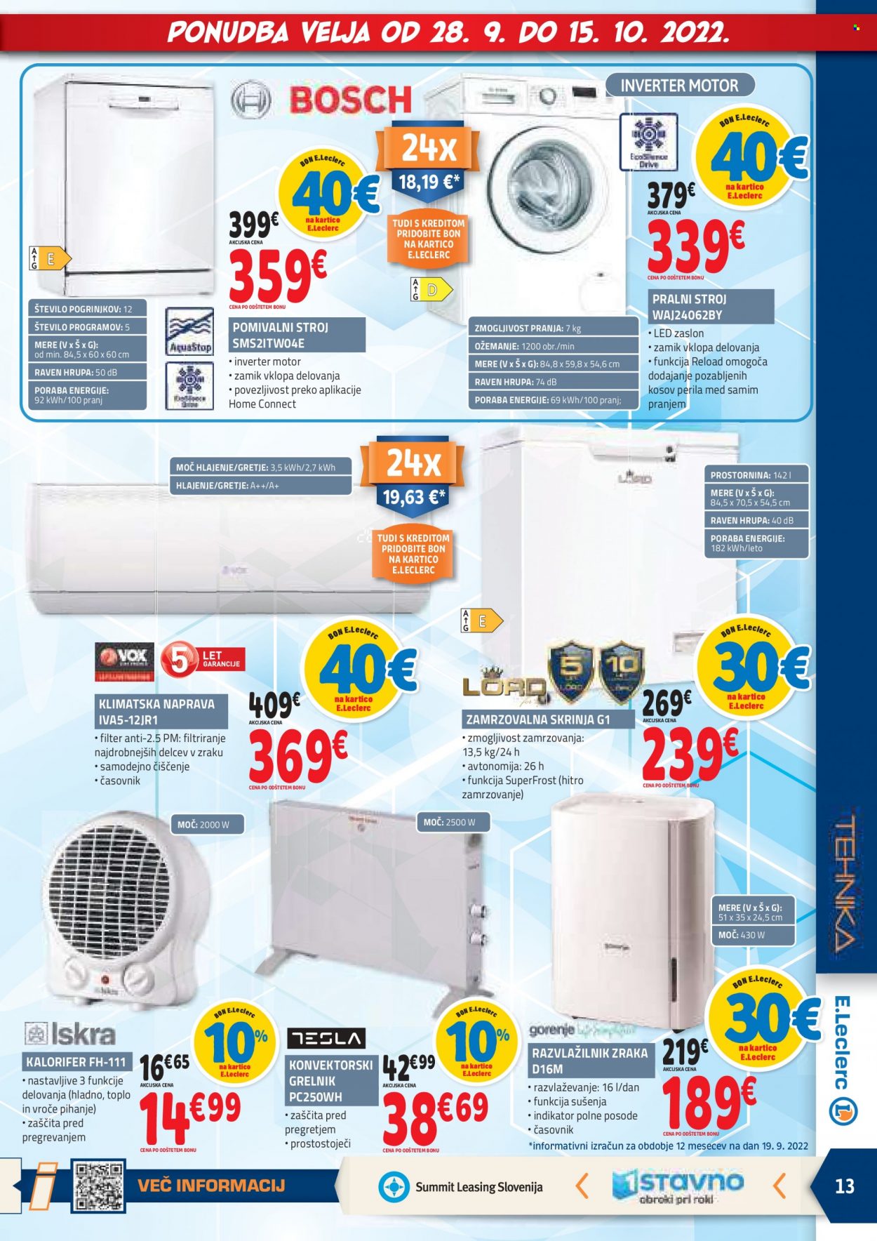 E.Leclerc katalog - 28.9.2022 - 8.10.2022. Stran 13