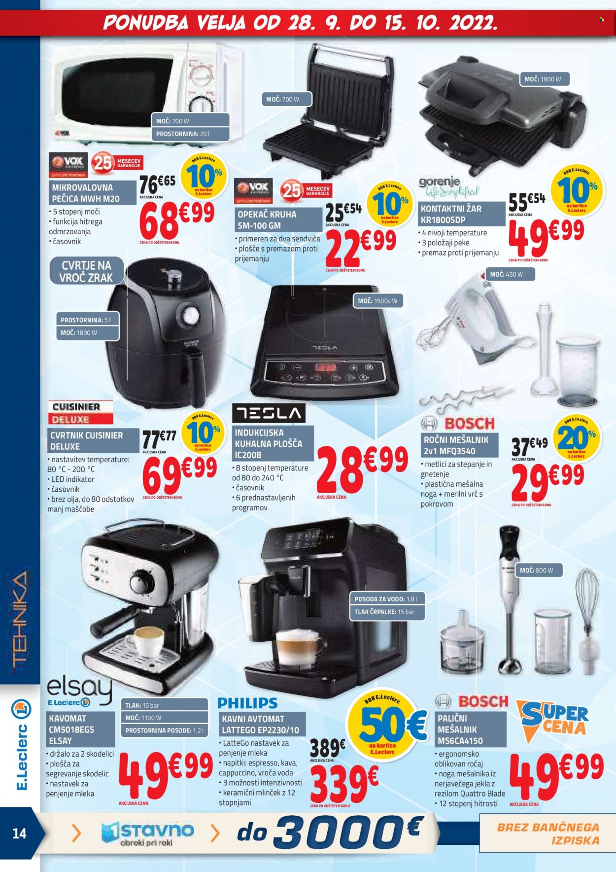 E.Leclerc katalog - 28.9.2022 - 8.10.2022. Stran 14