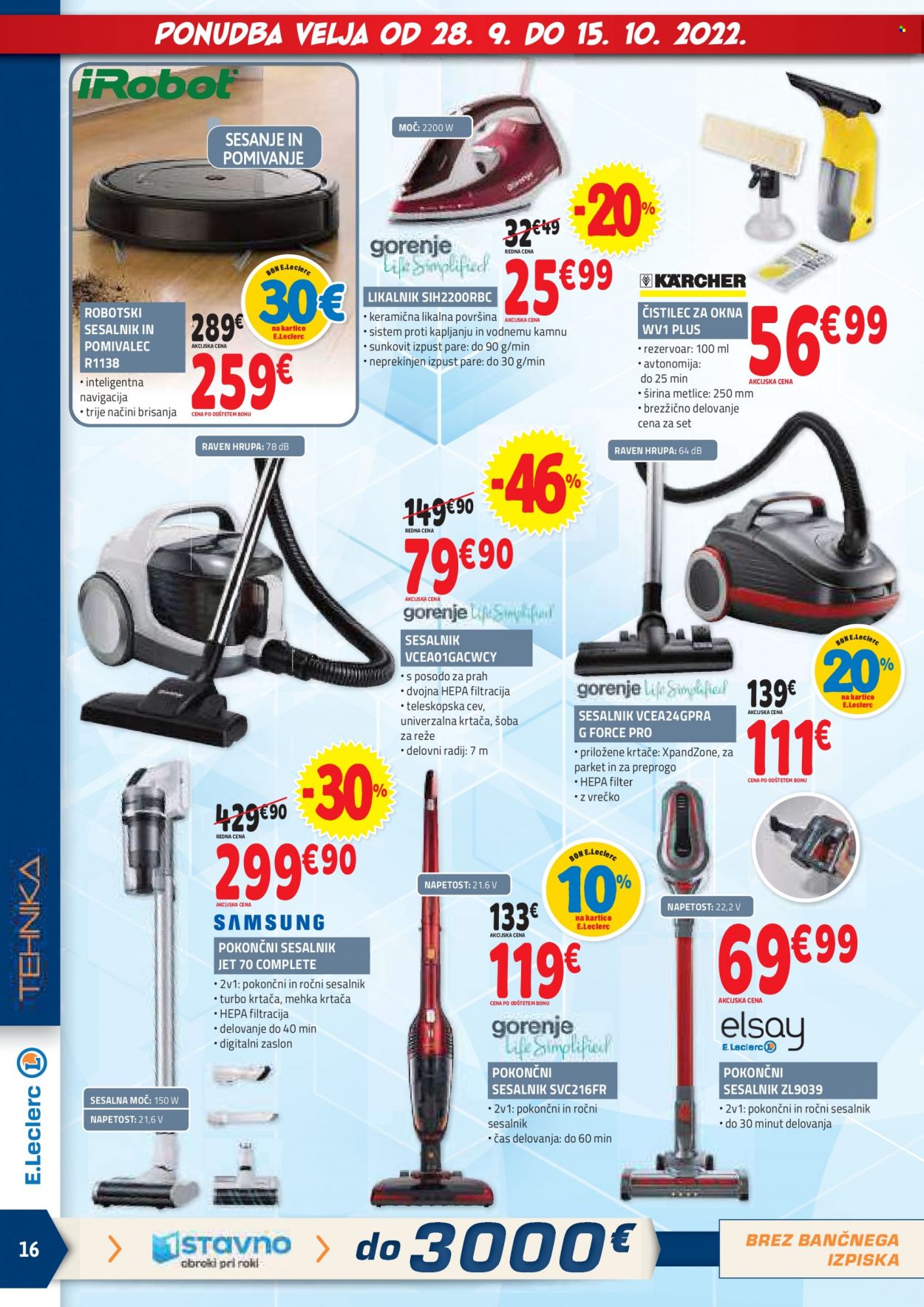 E.Leclerc katalog - 28.9.2022 - 8.10.2022. Stran 16