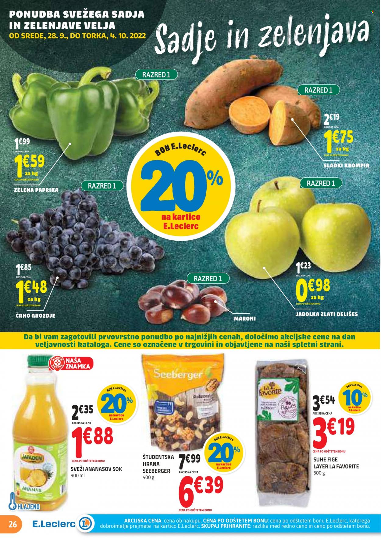 E.Leclerc katalog - 28.9.2022 - 8.10.2022. Stran 26