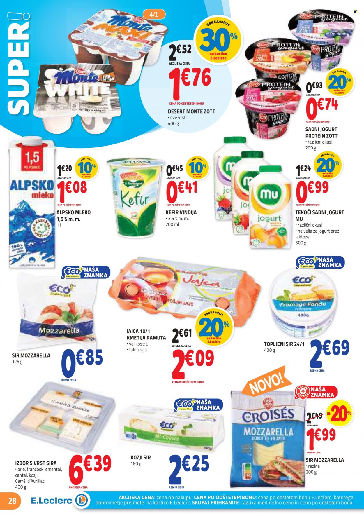 E.Leclerc katalog - 28.9.2022 - 8.10.2022. Stran 28