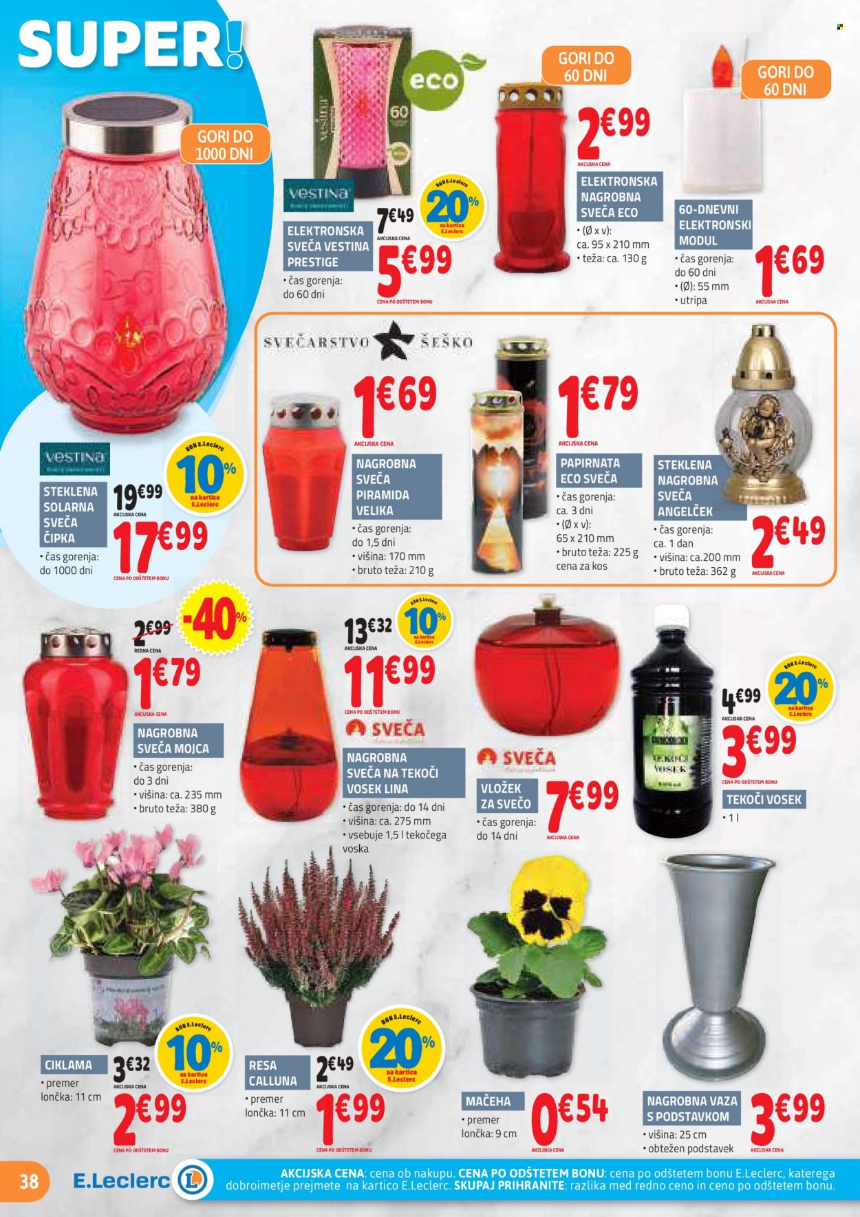 E.Leclerc katalog - 28.9.2022 - 8.10.2022. Stran 38