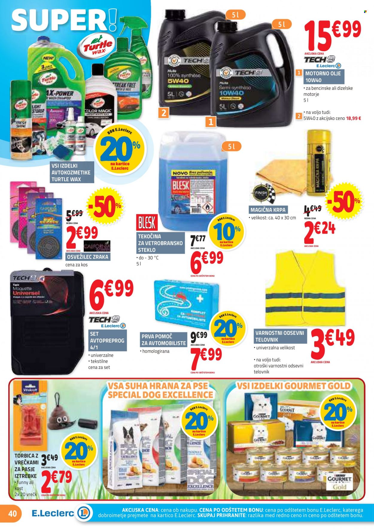E.Leclerc katalog - 28.9.2022 - 8.10.2022. Stran 40