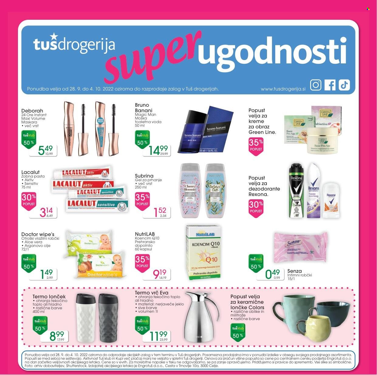 Tuš Drogeria katalog - 28.9.2022 - 4.10.2022. Stran 1