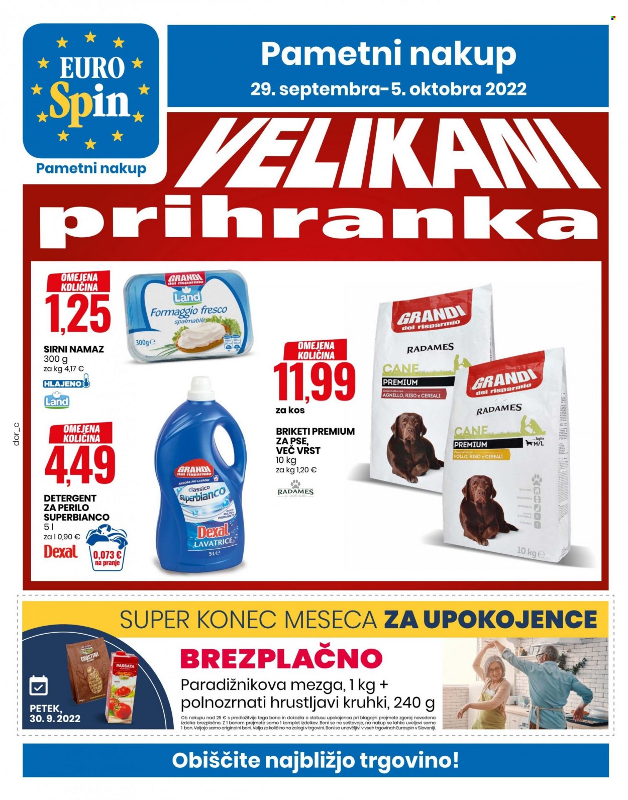 EuroSpin katalog - 29.9.2022 - 5.10.2022. Stran 1