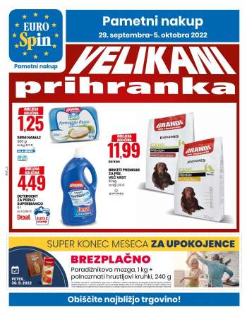 EuroSpin katalog - 29.09.2022 - 05.10.2022.