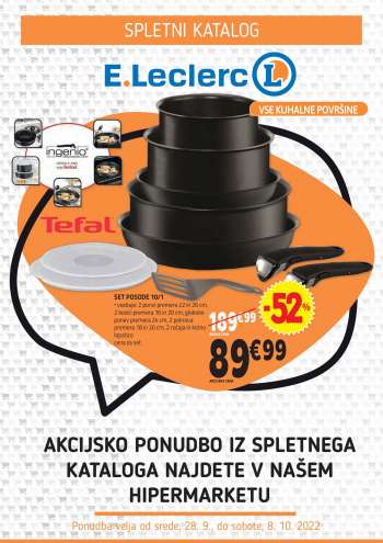 E.Leclerc katalog - 28.09.2022 - 08.10.2022.