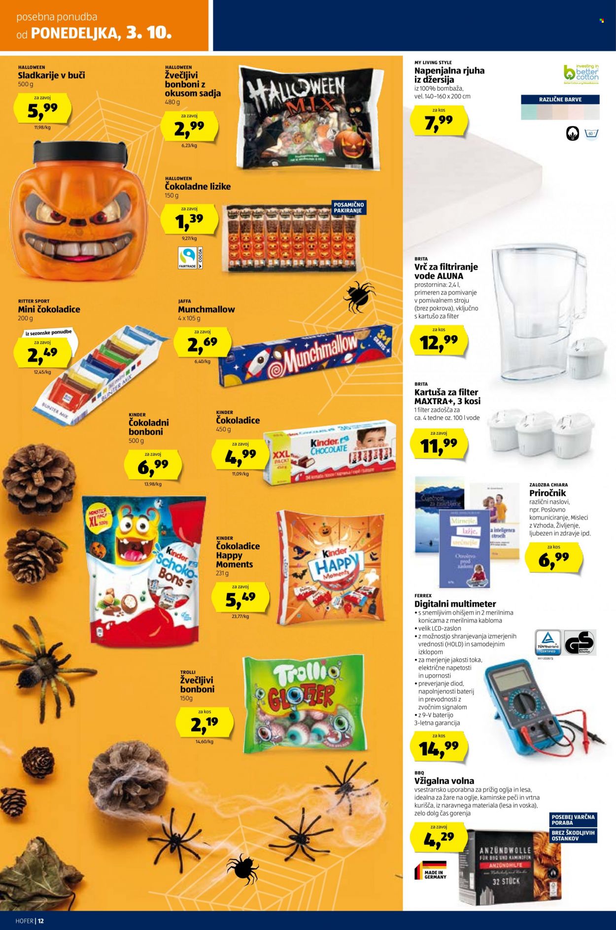 Hofer katalog - 30.9.2022 - 8.10.2022. Stran 12