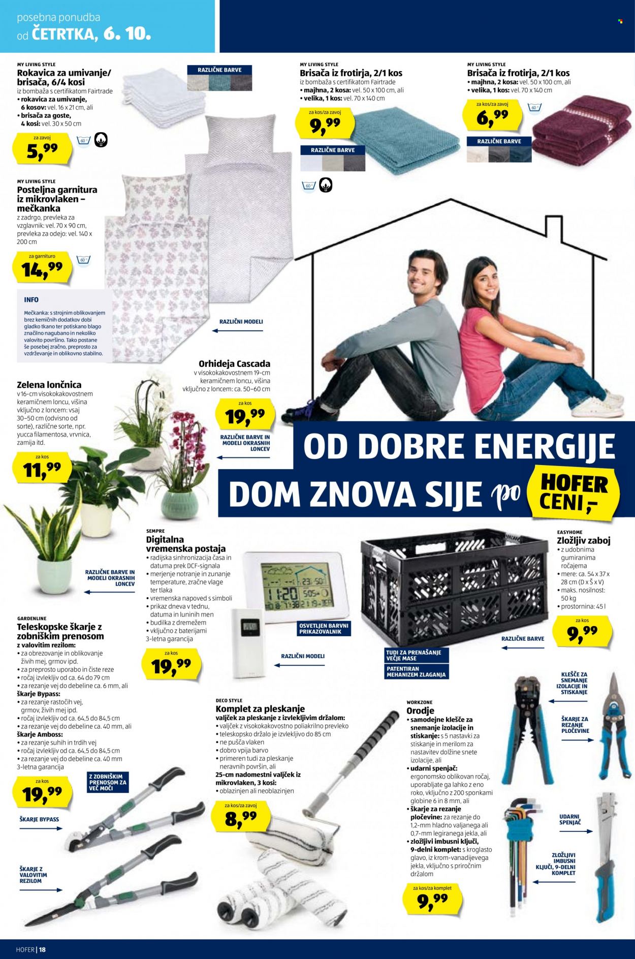 Hofer katalog - 30.9.2022 - 8.10.2022. Stran 18