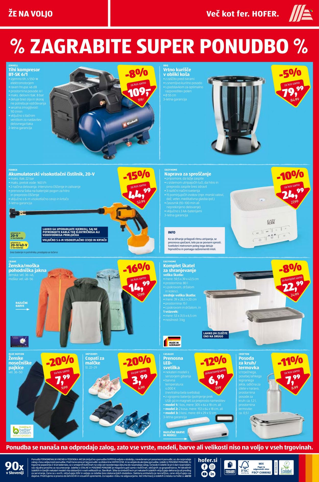 Hofer katalog - 30.9.2022 - 8.10.2022. Stran 20