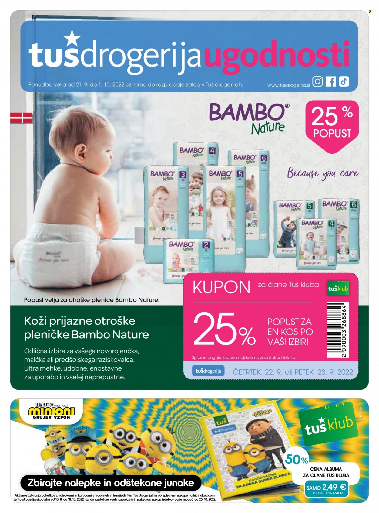 Tuš Drogeria katalog - 21.9.2022 - 1.10.2022. Stran 1