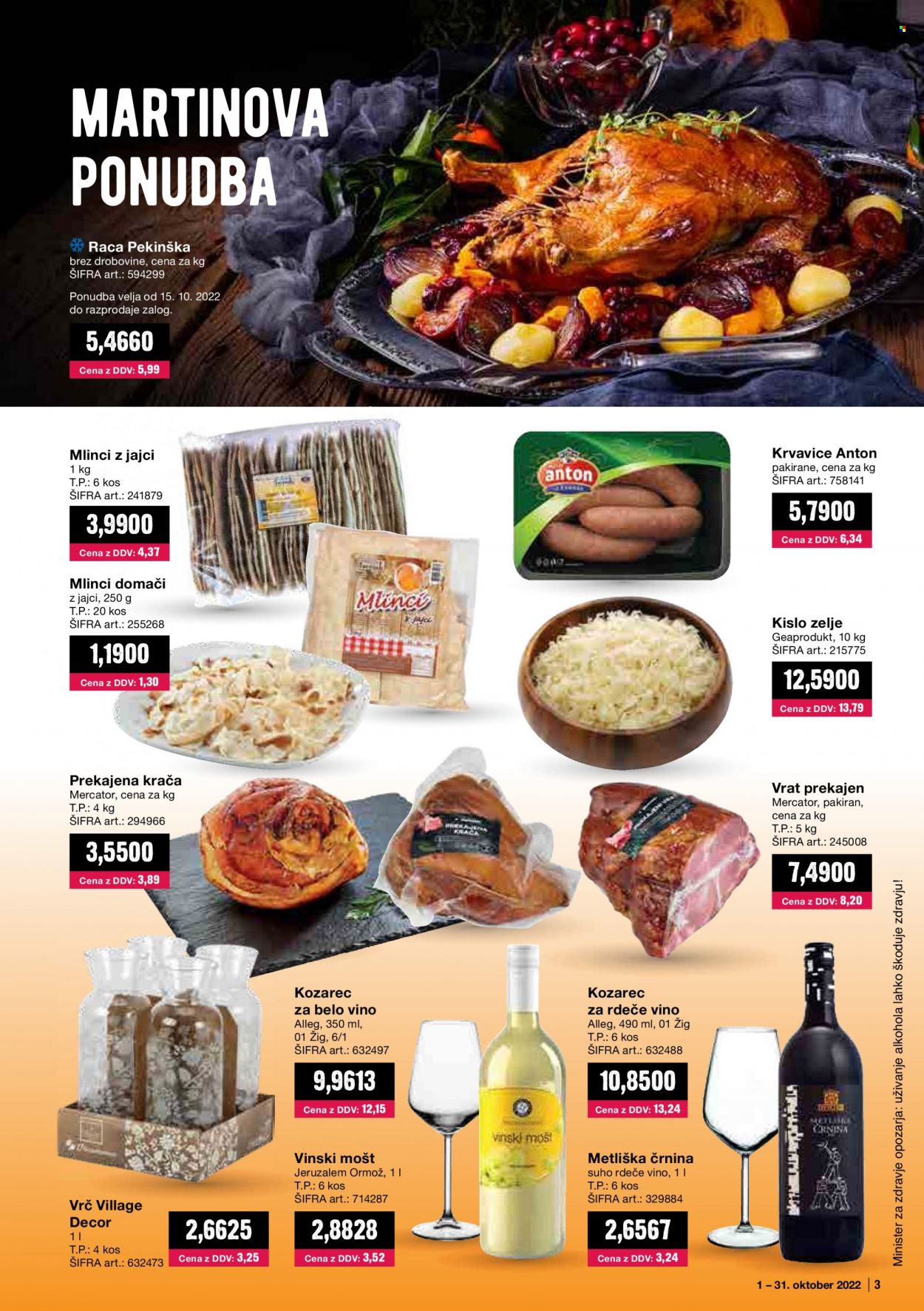 Mercator Cash & Carry katalog - 1.10.2022 - 31.10.2022. Stran 3