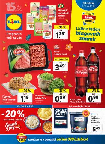 Lidl katalog - 06.10.2022 - 16.10.2022.