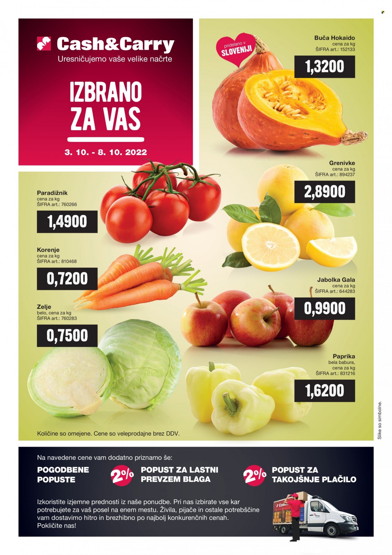 Mercator Cash & Carry katalog - 3.10.2022 - 8.10.2022. Stran 1