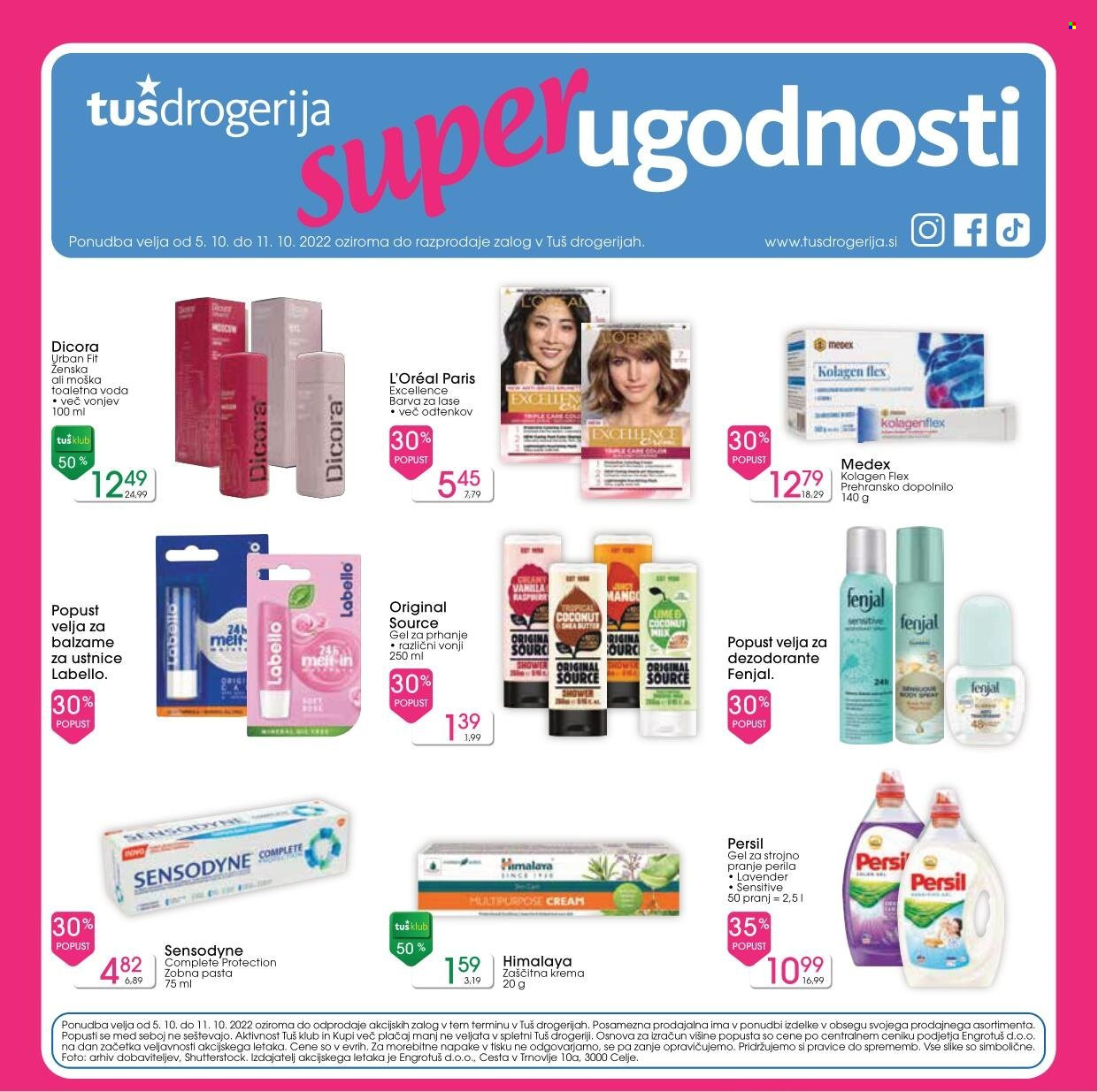 Tuš Drogeria katalog - 5.10.2022 - 11.10.2022. Stran 1