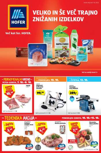 Hofer katalog - 07.10.2022 - 15.10.2022.