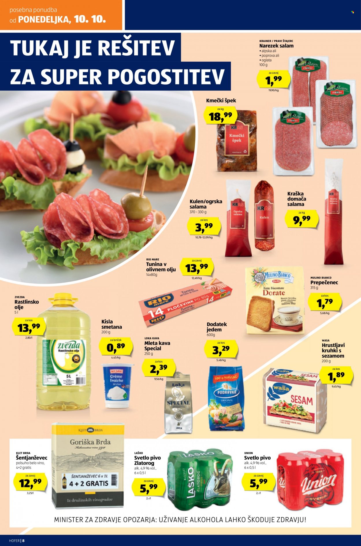 Hofer katalog - 7.10.2022 - 15.10.2022. Stran 8