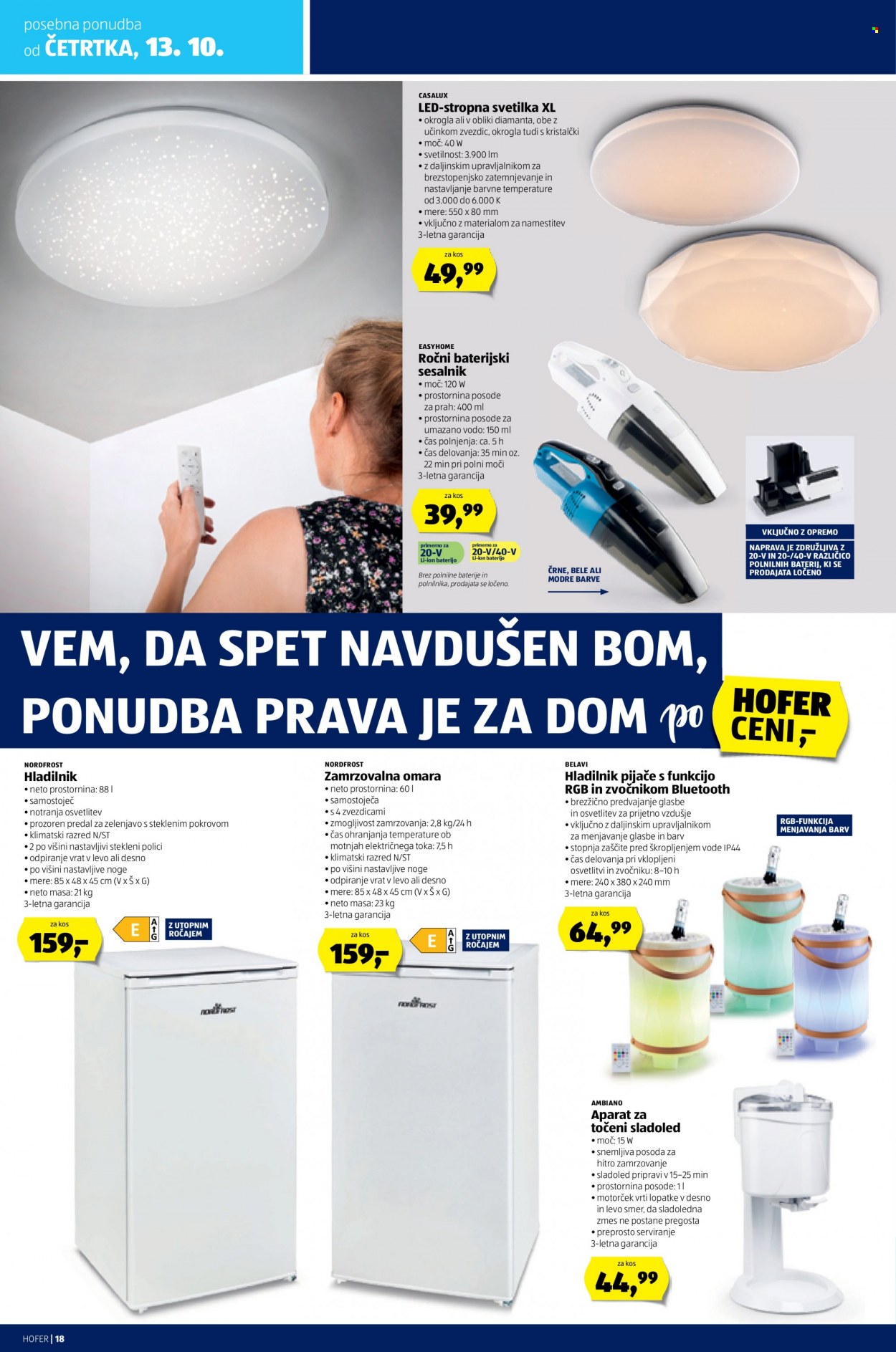 Hofer katalog - 7.10.2022 - 15.10.2022. Stran 18