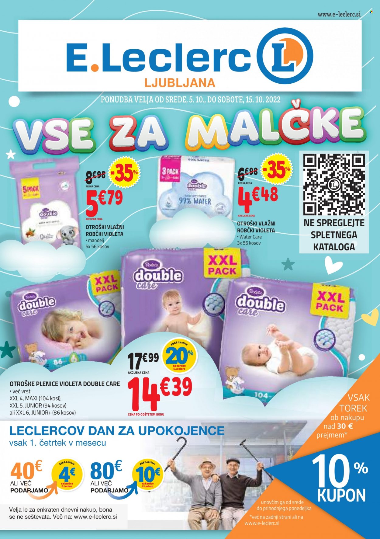 E.Leclerc katalog - 5.10.2022 - 15.10.2022. Stran 1