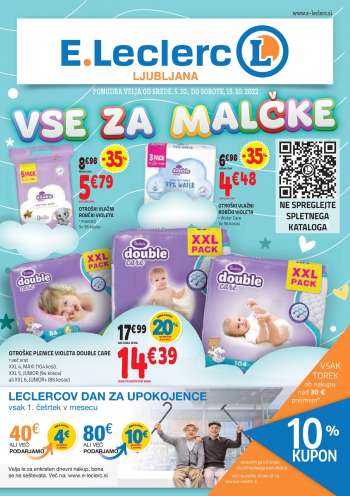 E.Leclerc katalog - 05.10.2022 - 15.10.2022.
