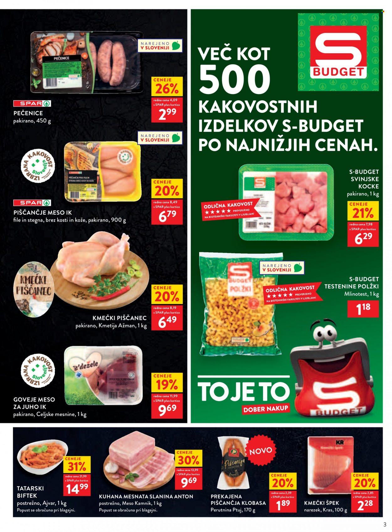 SPAR katalog - 12.10.2022 - 25.10.2022. Stran 3