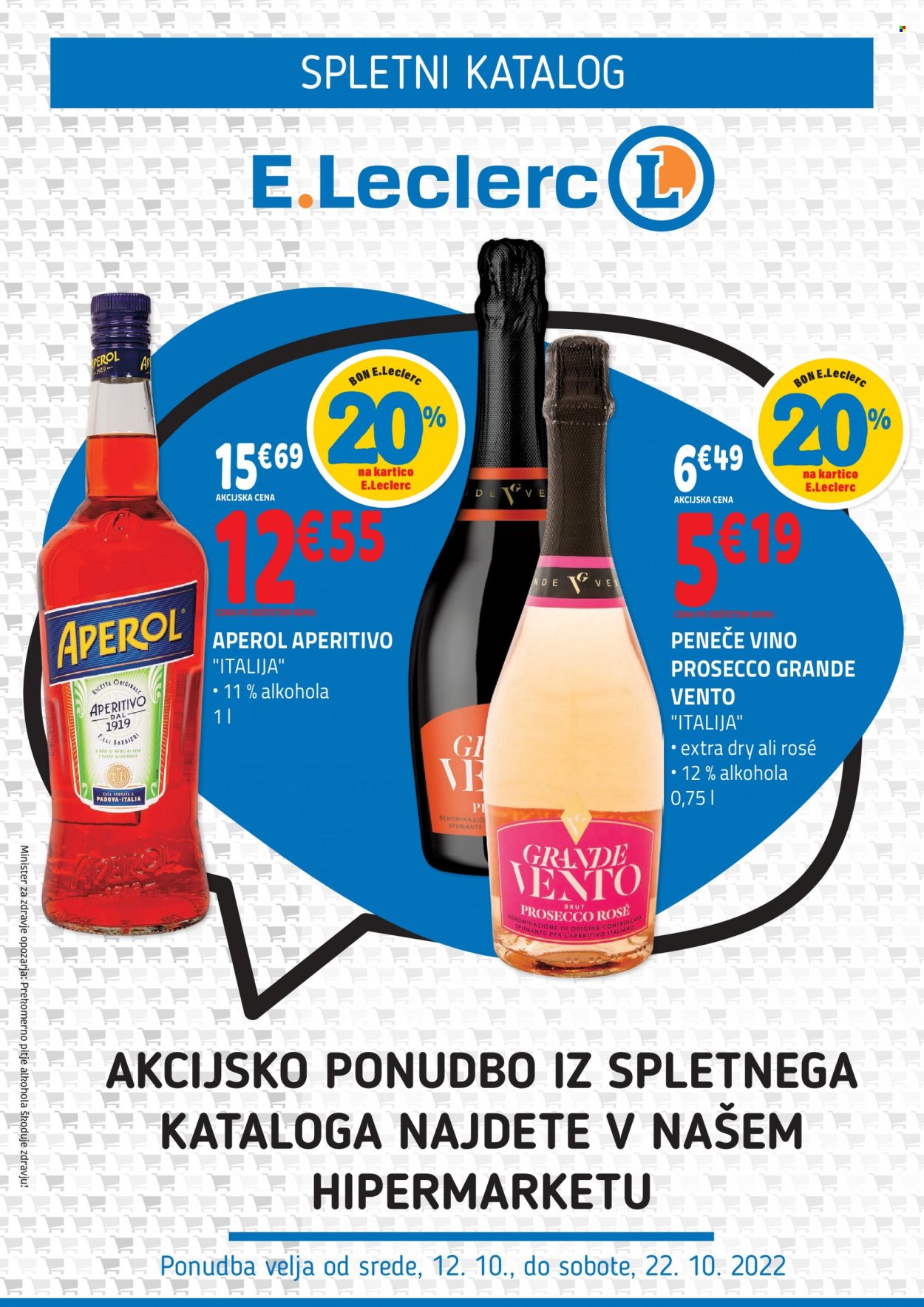 E.Leclerc katalog - 12.10.2022 - 22.10.2022. Stran 1