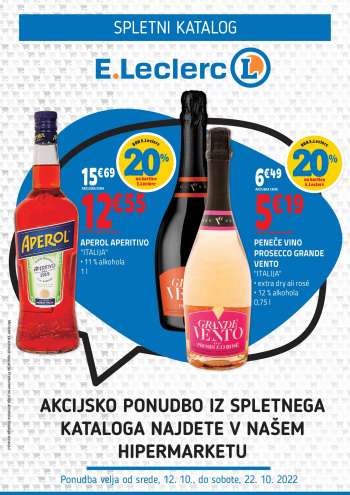 E.Leclerc katalog - 12.10.2022 - 22.10.2022.