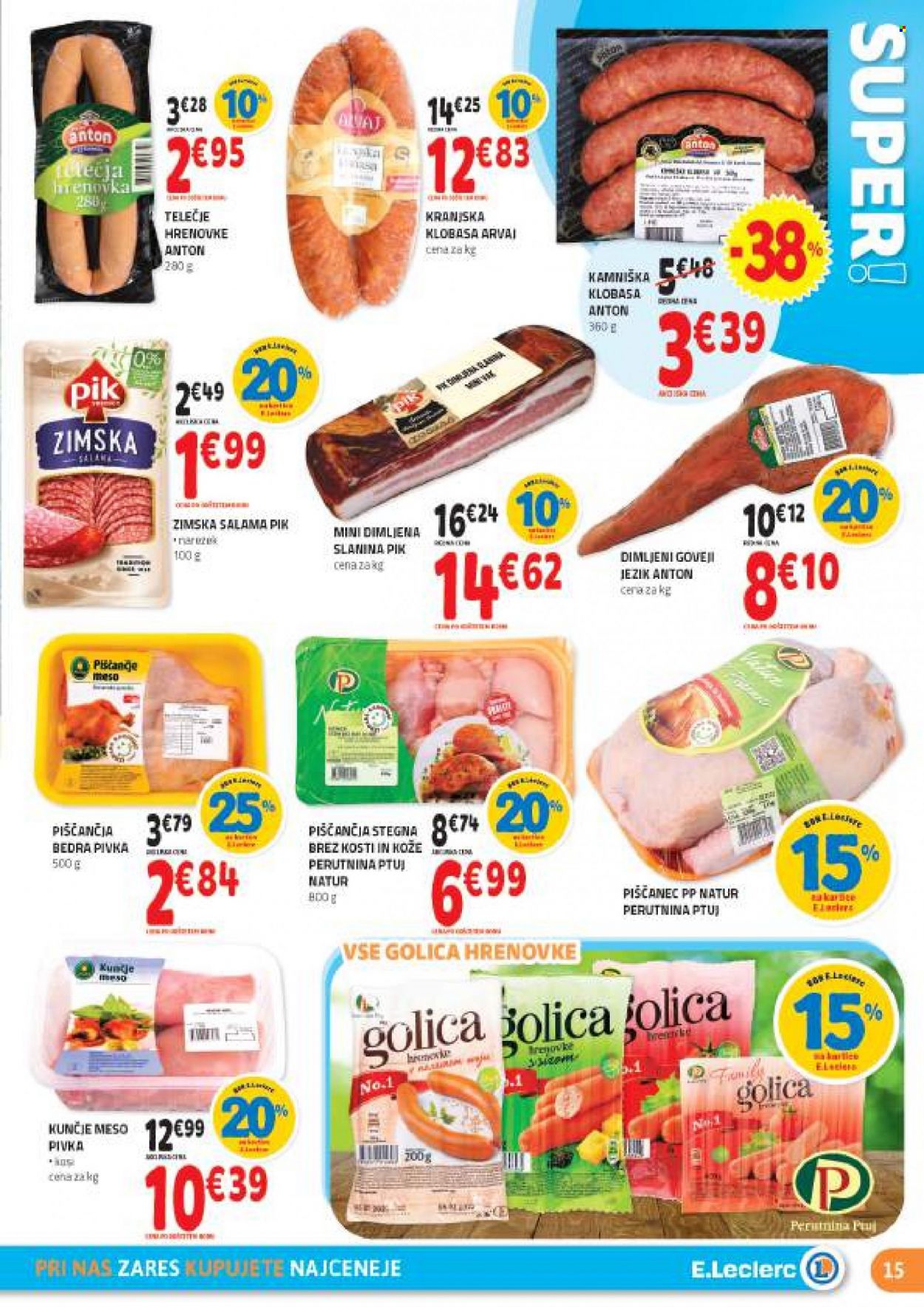 E.Leclerc katalog - 12.10.2022 - 22.10.2022. Stran 15