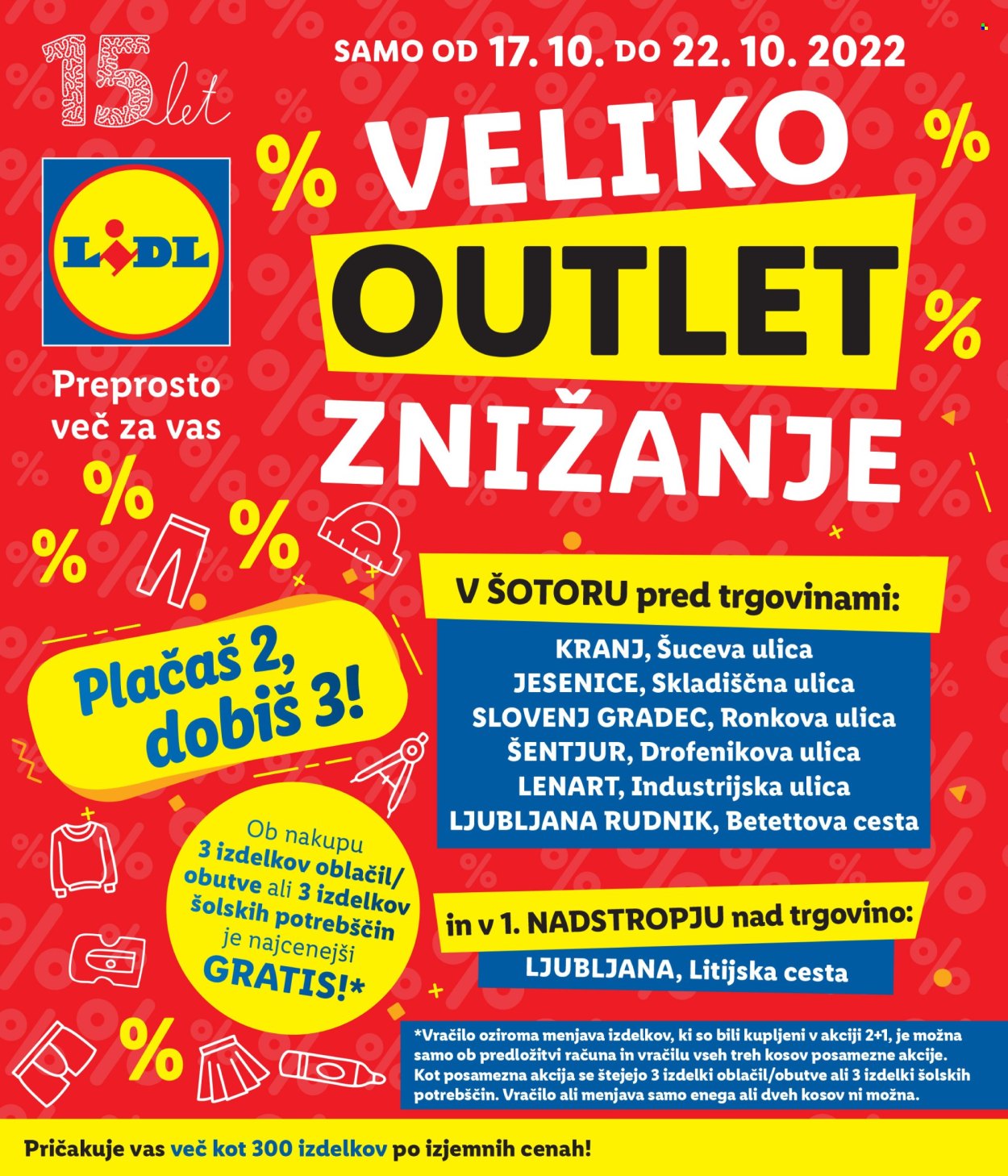 Lidl katalog - 17.10.2022 - 22.10.2022. Stran 1