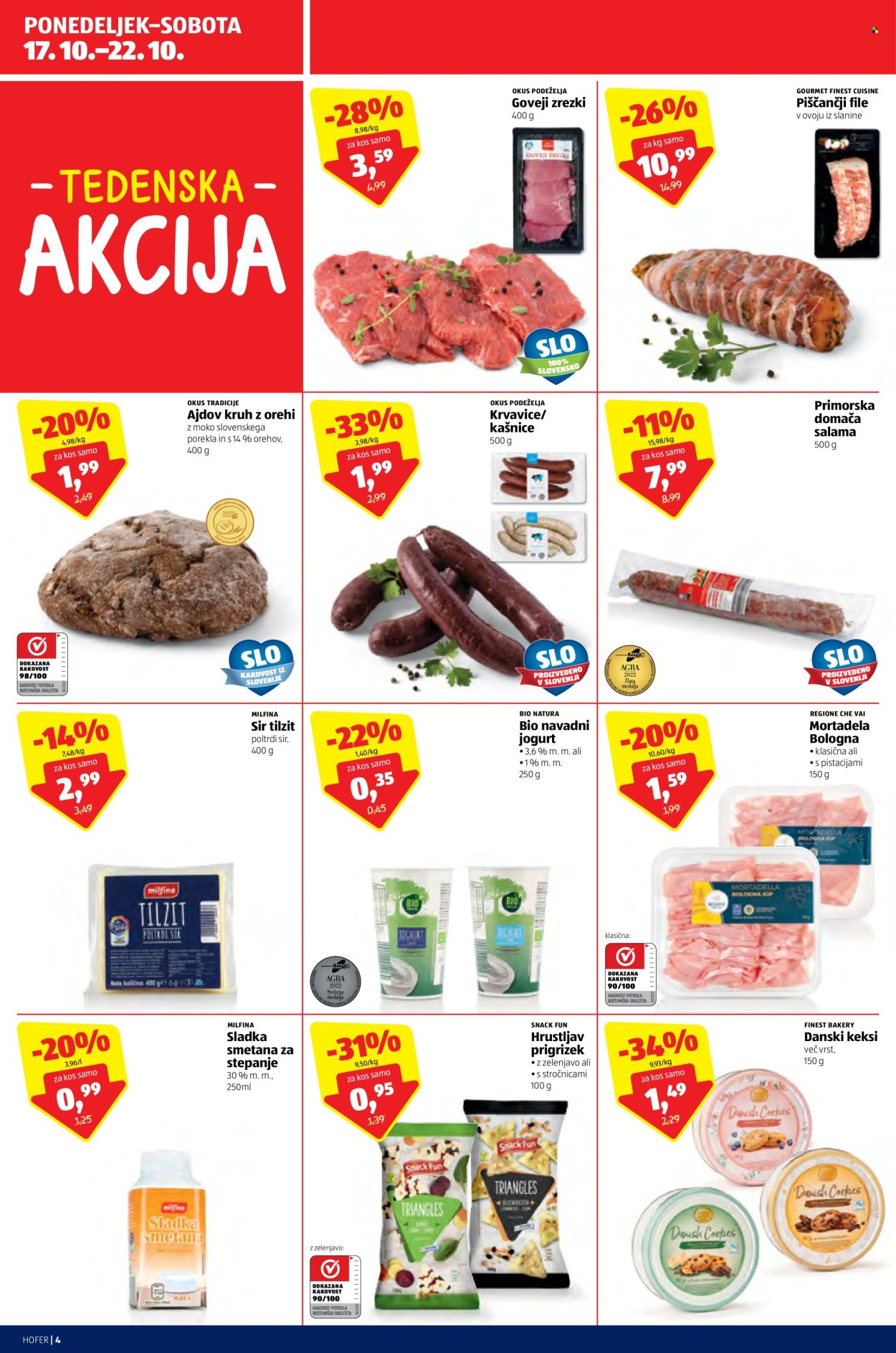 Hofer katalog - 13.10.2022 - 22.10.2022. Stran 4