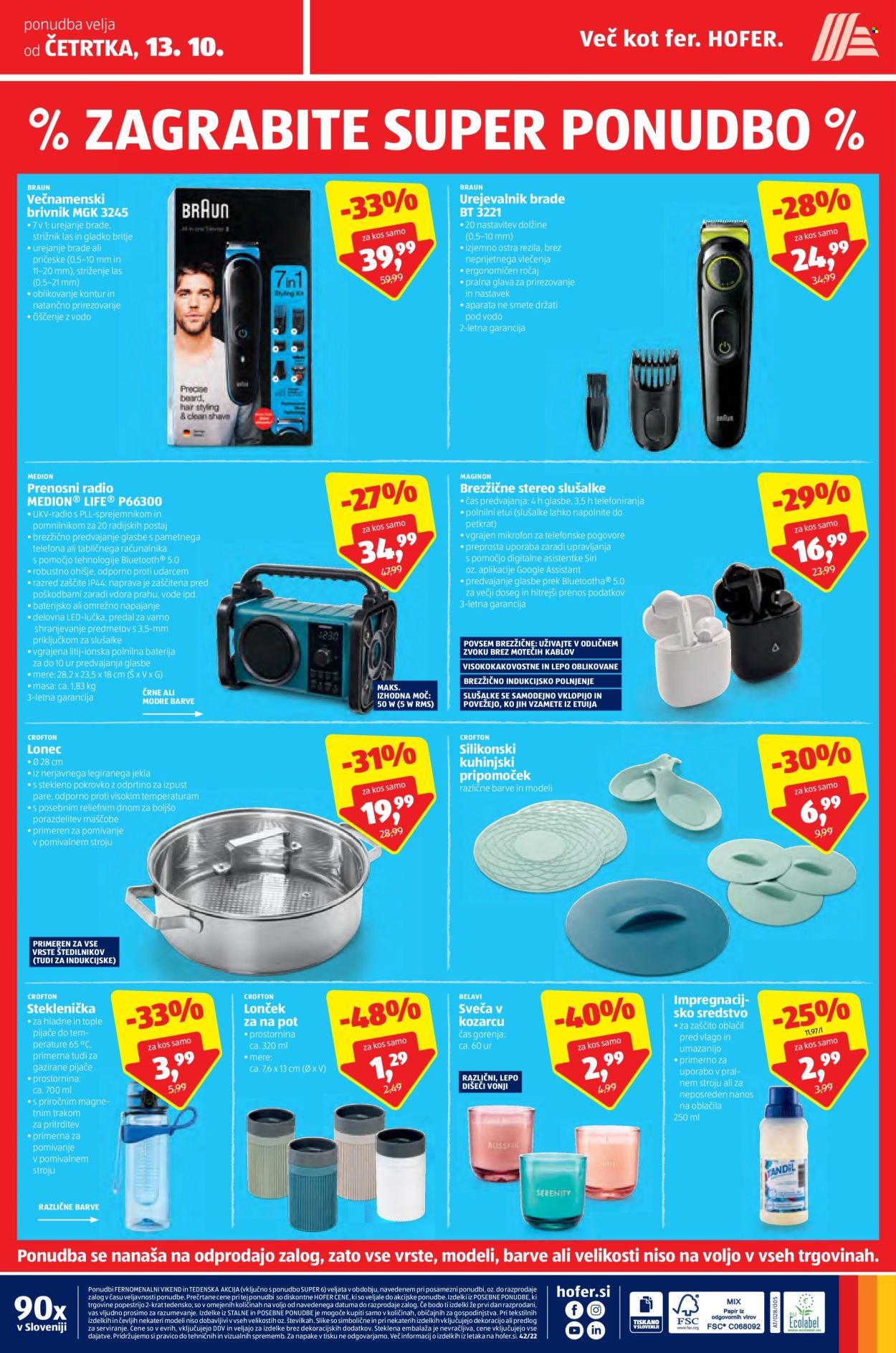 Hofer katalog - 13.10.2022 - 22.10.2022. Stran 20